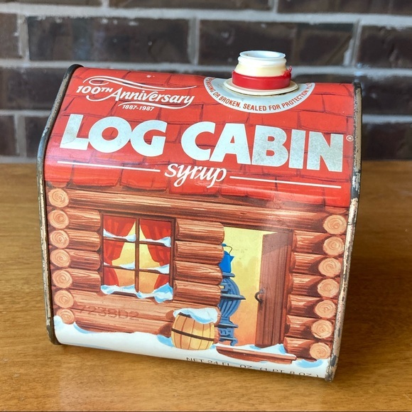 Other - Log Cabin Syrup Tin Storage Container no lid